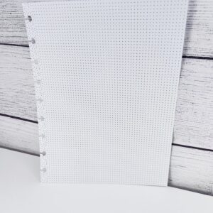 YB Pack of 120 pages Standard (7"x9.25") Dotted