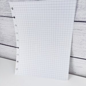 YB Pack of 120 pages Standard (7"x9.25") Squared